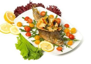Mit Gemüse fischen